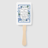 Éventail Mariage de plage personnalisé (Devant)