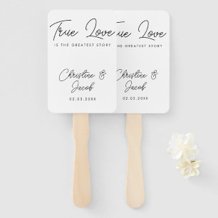 Éventail mariage en faveur simple élégante fête de mariée m