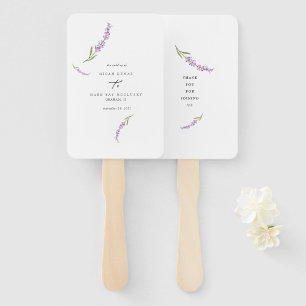Éventail Mariage extérieur Lavender Welcome