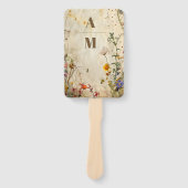 Éventail Mariage Fleur sauvage Boho Fall (Devant)