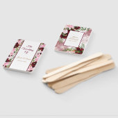 Éventail Mariage floral (Non-assemblé)