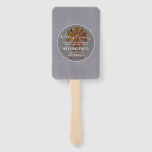 Éventail Mariage Grange en Pierre Grise de Style Campagnard (Dos)