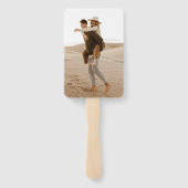 Éventail Mariage Herbe de Pampa Dorée Bienvenue C100 (Dos)