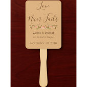 Éventail Mariage Intrigue Beige Peach