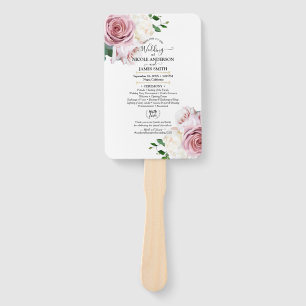 Éventail Mariage minimaliste moderne de verdure florale de