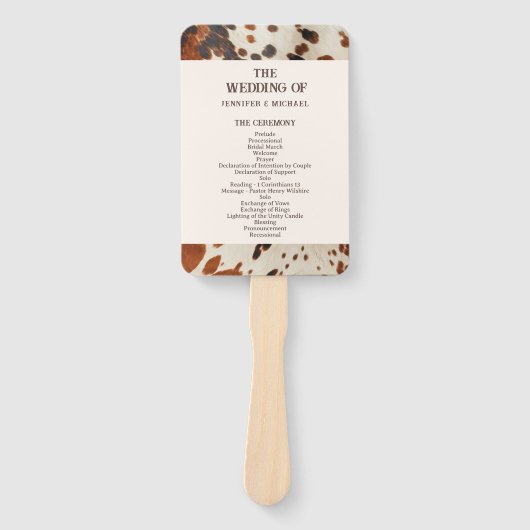 Éventail Mariage occidental Mariage (Devant)