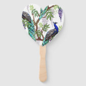 Éventail Mariage Peacock (Devant)