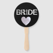 Éventail Mariage Photo Booth Props Mariée & Salle (Devant)