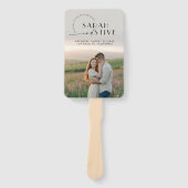 Éventail Mariage photo tout simplement minime (Devant)