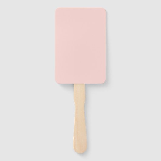 Éventail Mariage rose et vert ondulé (Dos)