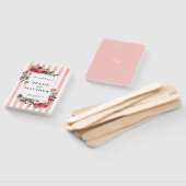 Éventail Mariage rose Gossamer (Non-assemblé)