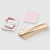 Éventail Mariage rose Nosegay (Non-assemblé)