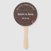 Éventail Mariage suprême du parti Pizza (Dos)