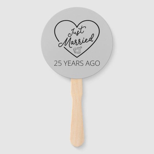 Éventail Marié Il Y A 25 Ans III (Devant)