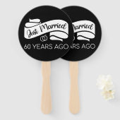 Éventail Marié Il Y A 60 Ans V (Devant et derrière)