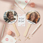 Éventail Mariée Lui Groom Photo Wedding shower Jeu