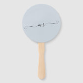 Éventail Mariée ou chambre M. Mme Mariage Fan main (Dos)