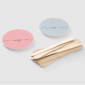 Éventail Mariée ou chambre M. Mme Mariage Fan main (Non-assemblé)