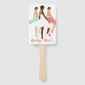 Éventail Marilyn MonFRO AFRoCA Africaine Femme noire (Dos)