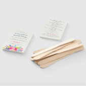 Éventail Marine Blue Rose Wild Rain Forest Mariage À feuill (Non-assemblé)