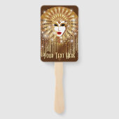 Éventail Mask de la Fête du Venice Carnival (Dos)