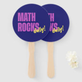 Éventail Math Rocks Daily (Devant et derrière)