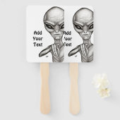 Éventail Mauvais Alien, Tu es le prochain ! (Devant et derrière)