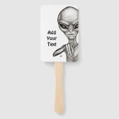 Éventail Mauvais Alien, Tu es le prochain ! (Dos)