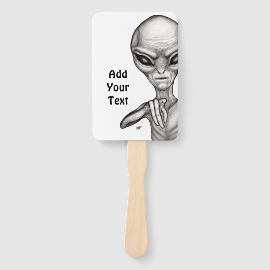 Éventail Mauvais Alien, Tu es le prochain ! (Devant)