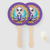 Éventail Méditation galactique (Devant et derrière)