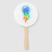 Éventail Méduse arc-en-ciel (Dos)