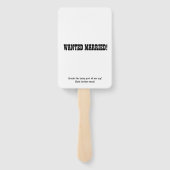 Éventail Meilleur journal chronologie et programmes de mari (Dos)