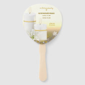 Éventail Mémorial funéraire de Lily Candle (Devant)