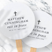 Éventail Mémorial funéraire Repos en paix Moderne Simple Cr