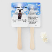 Éventail Mémorial perdu d'un amour (Devant et derrière)