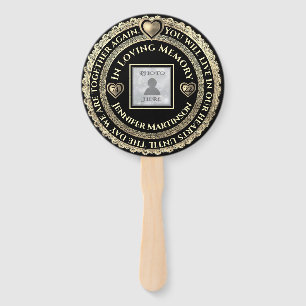 Éventail Mémorial personnalisé