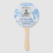 Éventail Mémorial personnalisé (Dos)