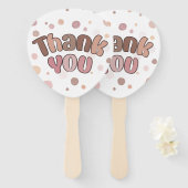 Éventail Merci (Devant et derrière)