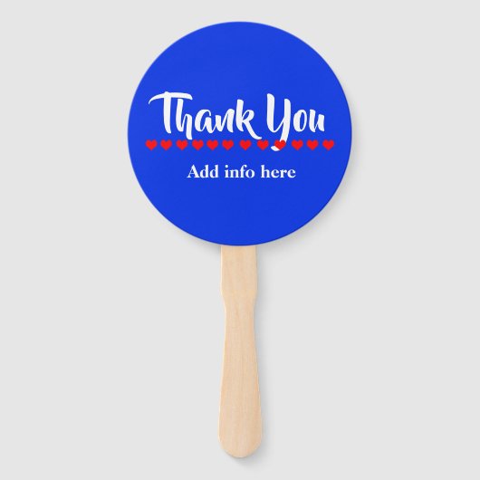 Éventail Merci (Devant)