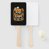 Éventail Mère Cadeau Ma maman Mon meilleur mât (Devant et derrière)