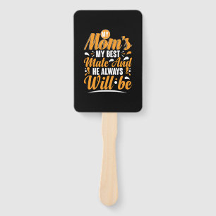 Éventail Mère Cadeau Ma maman Mon meilleur mât