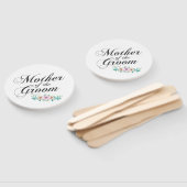 Éventail Mère du Mariage Groom | Ventilateur à main (Non-assemblé)