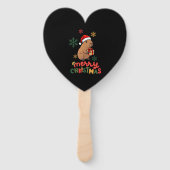 ÉVENTAIL MERRY CHRISTMAS (Dos)