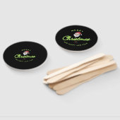 Éventail Merry Christmas and Happy New Year (Non-assemblé)