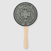 Éventail Mexicaine Aztec Sun Stone Maya Calendrier 1 (Dos)