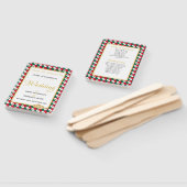 Éventail MEXICO Programme de mariage chrétien personnalisé (Non-assemblé)