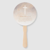 Éventail Mi Bautizo Recuerdo Abanicos de Mano (Dos)