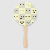 Éventail Mignonne face (Devant)