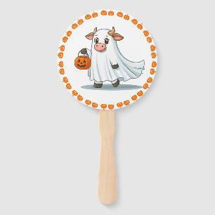 Éventail Mignonne, lunatique, vache fantôme