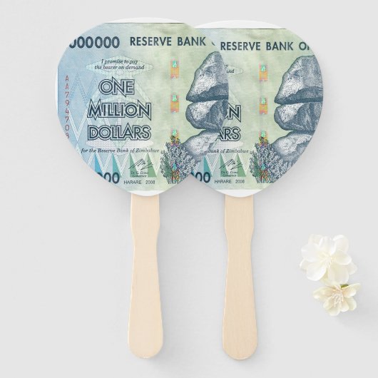 Éventail Million Dollar (Devant et derrière)